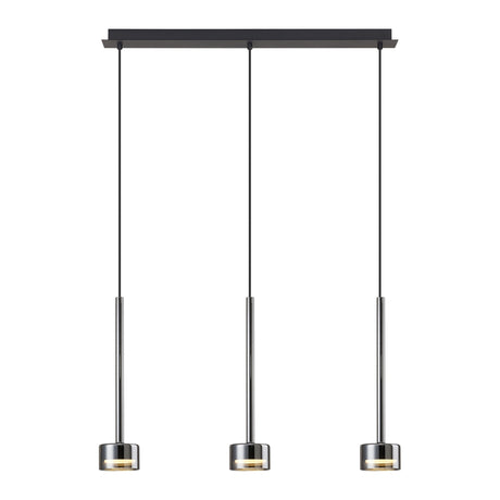 Mantra Tonic Lámpara de techo colgante 3 Luces cromo 7883