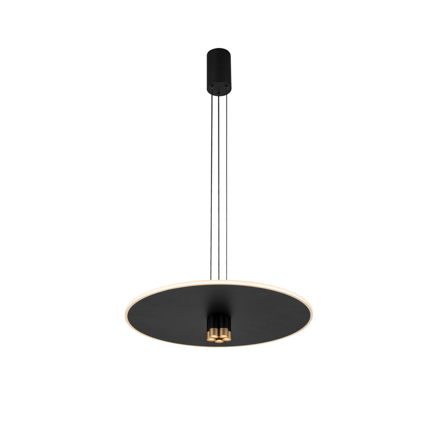 Mantra Nomada Lámpara de techo colgante LED negro/oro 8982