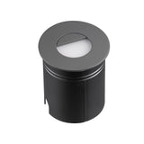 Mantra Aspen Aplique de pared LED IP65 redondo Ø8,4cm gris oscuro — ref. 7027 (1)