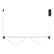 Mantra Fugaz Lámpara de techo colgante LED negro 8951