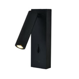 Aplique Mantra Tarifa iii LED aluminio negro 3000 IP20 18cm