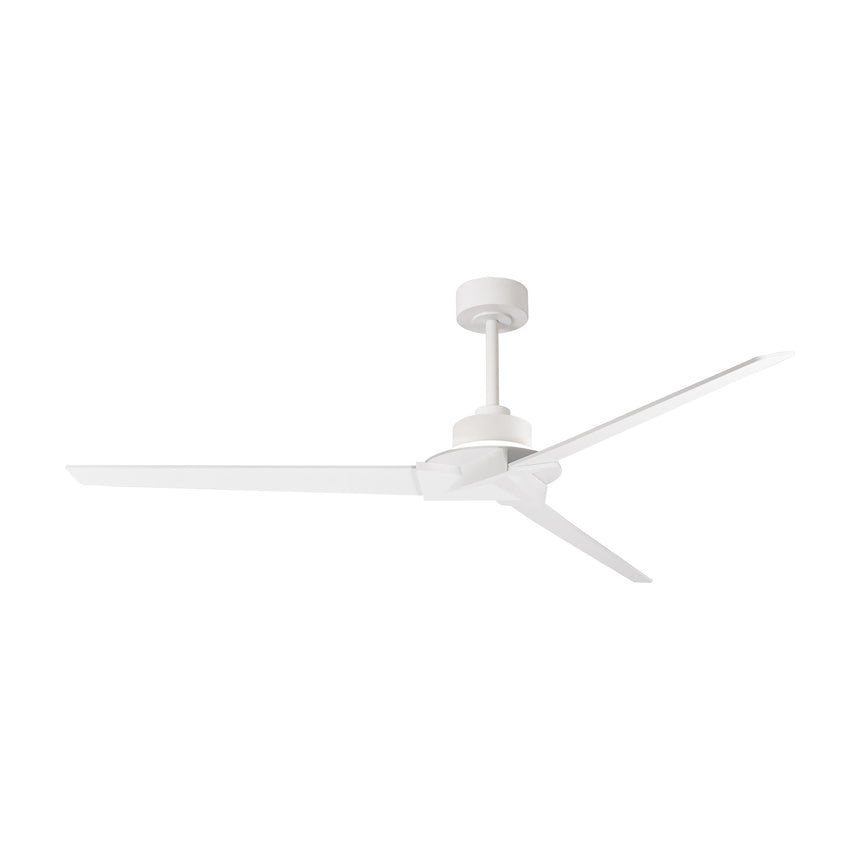 Ventilador de techo Mantra Brisa mini grande LED madera blanco 2700-5000 regulable IP44 Ø151cm