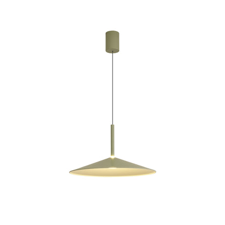 Lámpara de techo Mantra Calice grande LED aluminio verde 3000 IP20 Ø48cm