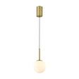 Lámpara de techo Mantra Puebla LED aluminio dorado 3000 IP20 Ø12,5cm