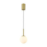 Lámpara de techo Mantra Puebla LED aluminio dorado 3000 IP20 Ø12,5cm