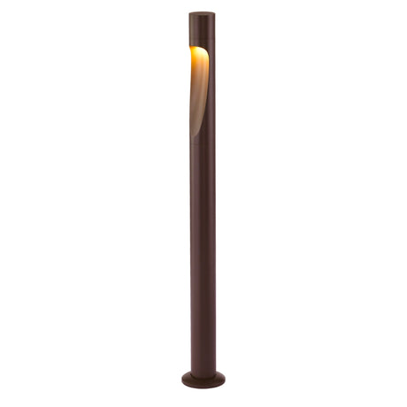 Baliza de exterior Mantra Aran LED aluminio marrón 3000 IP65 Ø9,5cm