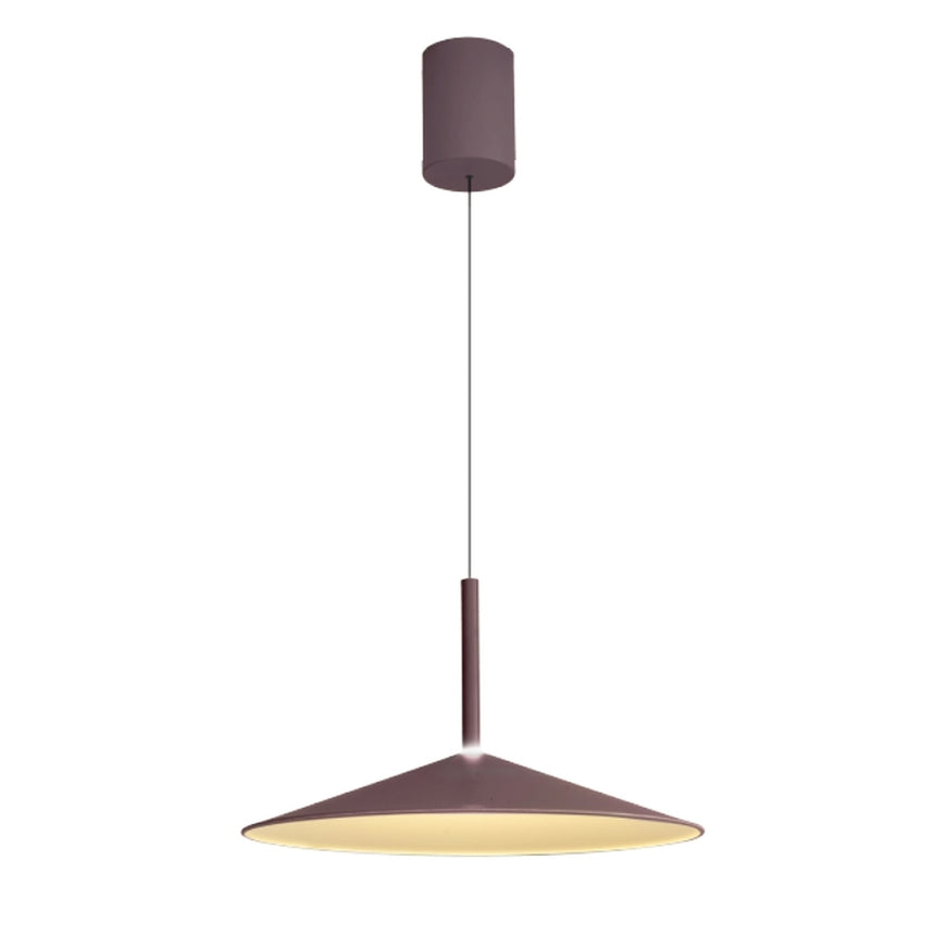 Lámpara de techo Mantra Calice grande LED aluminio marrón 3000 IP20 Ø48cm