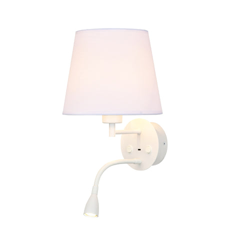 Mantra Caicos Lámpara de pared aplique blanco mate 6091