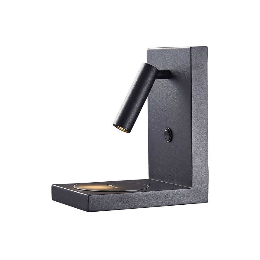 Mantra Zanzibar Aplique Cargador Inducción   negro 6752