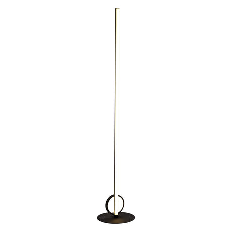 Mantra Kitesurf Lámpara de pie de salón LED negro 7146