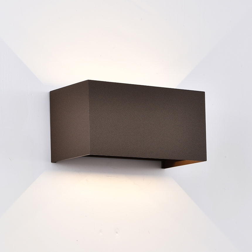 Mantra Davos Aplique exterior LED 4x6W 4000K IP54 marrón 7822