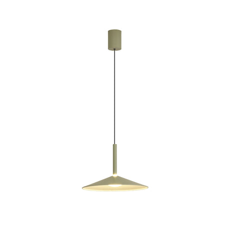 Lámpara de techo Mantra Calice grande LED aluminio verde 3000 IP20 Ø32cm