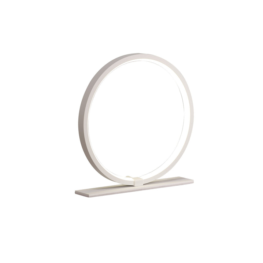 Lámpara de sobremesa Mantra Kitesurf LED aluminio blanco 3000 IP20 Ø19,3cm