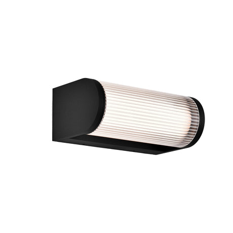 Aplique de exterior Mantra Gant LED aluminio negro 3000 IP65 14,2cm