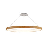 Mantra Niseko II Lámpara de techo colgante LED 90cm regulable 2700K-5000K madera 8648