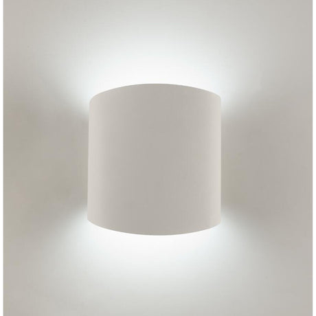 Mantra Asimetric Aplique redondo blanco 6221