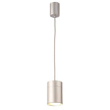 Mantra Lámpara de techo colgante plata Ø12cm 5624