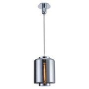 Mantra Jarras Lámpara de techo colgante cromo/grafito Ø30cm 6194