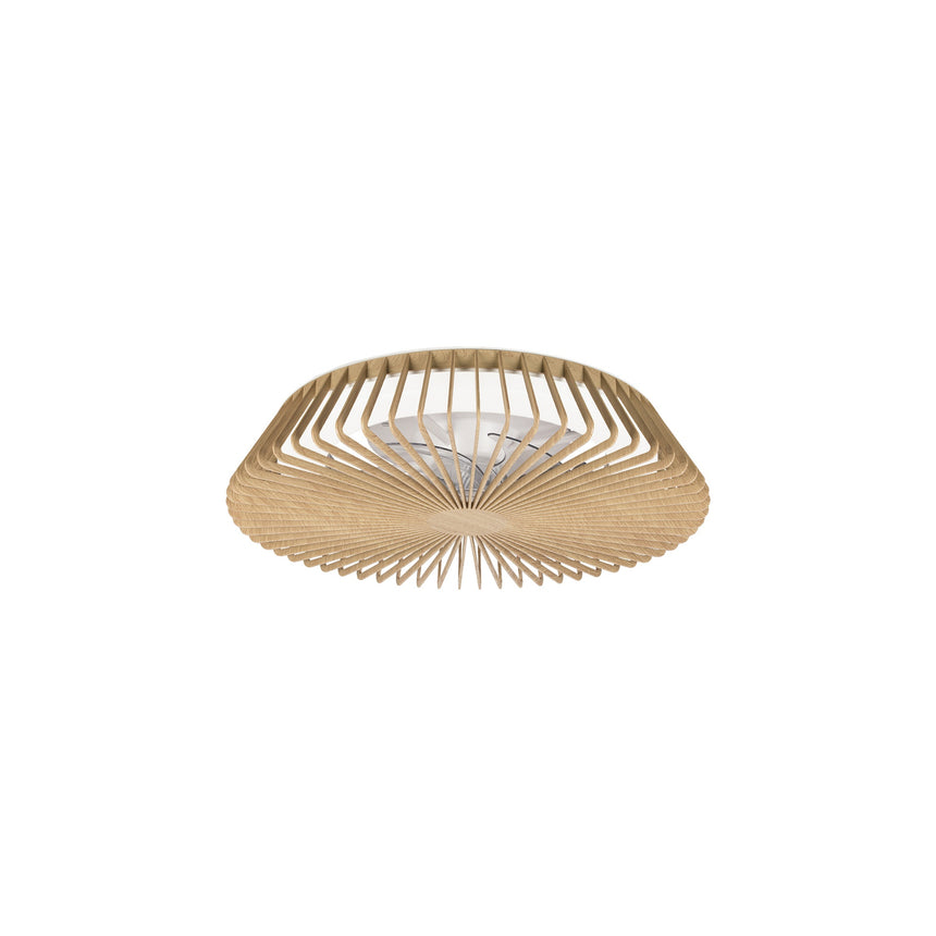 Mantra Himalaya Mini ventilador de techo con luz plafón LED 70W madera 8198