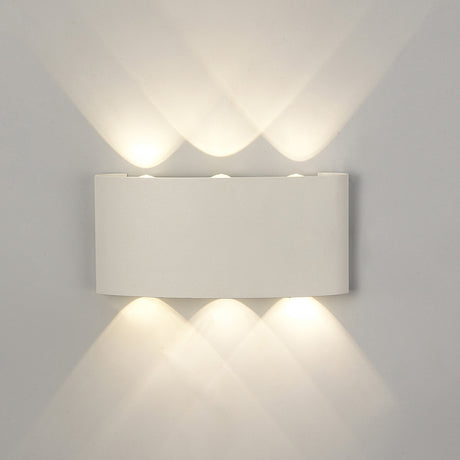 Mantra Arcs Lámpara de pared aplique LED arena blanco 6541