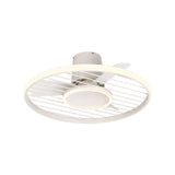 Ventilador de techo Mantra Soho LED acero blanco 2700-5000 regulable IP20 Ø66cm