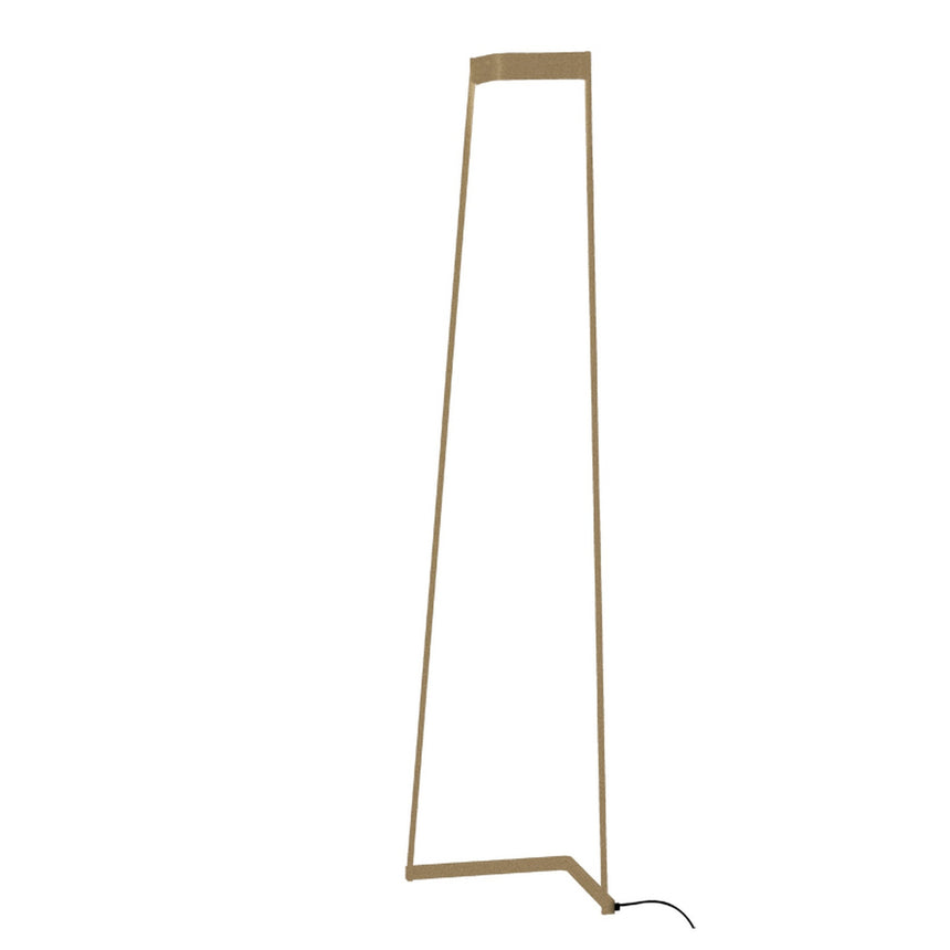 Lámpara de pie Mantra Minimal grande LED aluminio dorado 3000 regulable IP20 180cm