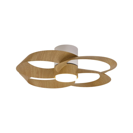 Ventilador de techo Mantra Rose LED acero blanco 2700-5000 regulable IP20 Ø65cm