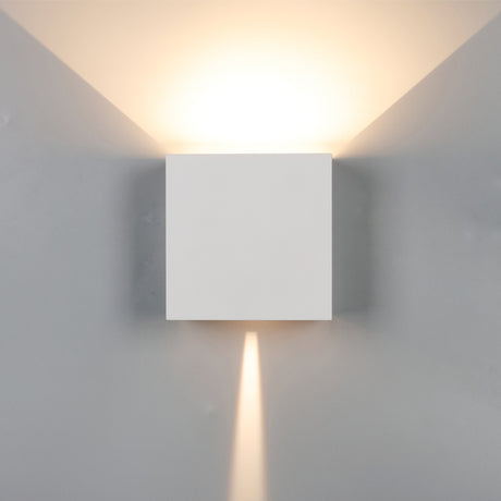 Mantra Davos Xl Aplique exterior LED 2*10W 4000K IP65 beige, blanco 7652