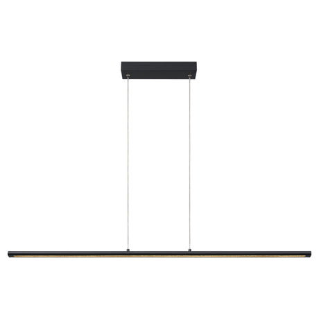 Mantra Lineal Lámpara de techo colgante LED 38W 3000K 122cm negro 8954