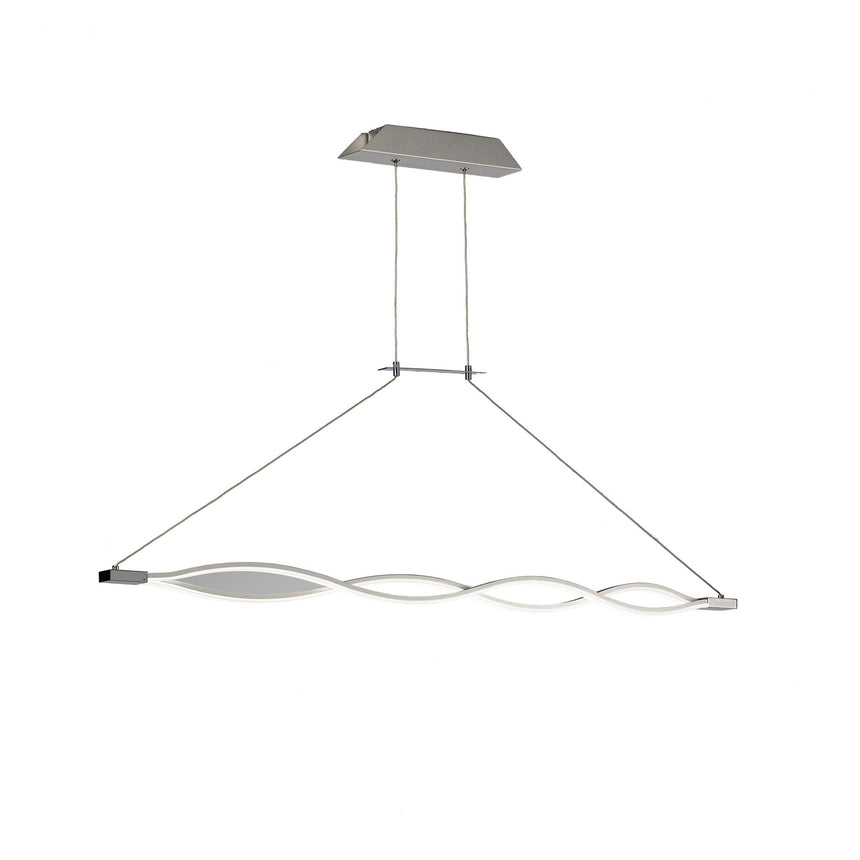 Lámpara de techo Mantra Sahara LED aluminio gris oscuro 3000 IP20