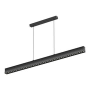 Mantra Hanok Lámpara de techo colgante lineal LED 38W 3000K negro 120cm 50º 7544