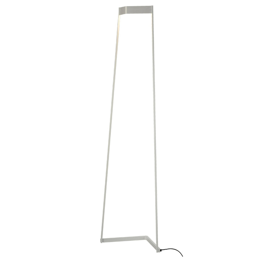 Lámpara de pie Mantra Minimal grande LED aluminio blanco 3000 regulable IP20 180cm