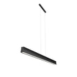 Mantra Hanok Lámpara de techo colgante lineal LED 38W 3000K negro 120cm 110º 7546