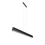 Mantra Hanok Lámpara de techo colgante lineal LED 38W 3000K negro 120cm 110º 7546