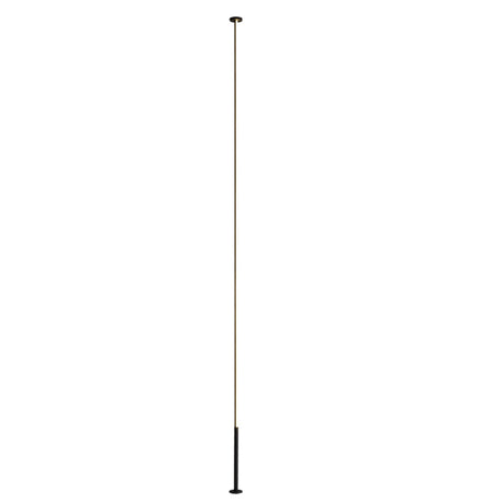 Mantra Vertical Lámpara pie de salón LED 3000K regulable negro 7354