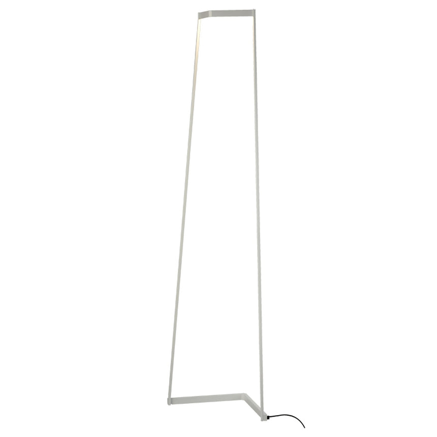 Mantra Minimal Lámpara pie de salón LED regulable 3000K 180cm blanco 7282
