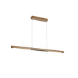 Mantra Lineal Lámpara de techo colgante LED 3000K oro 120cm 9036