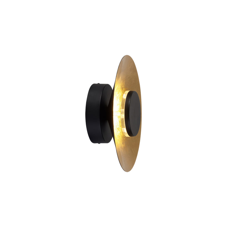 Mantra Orion Aplique LED 8W 3000K negro, dorado 8124