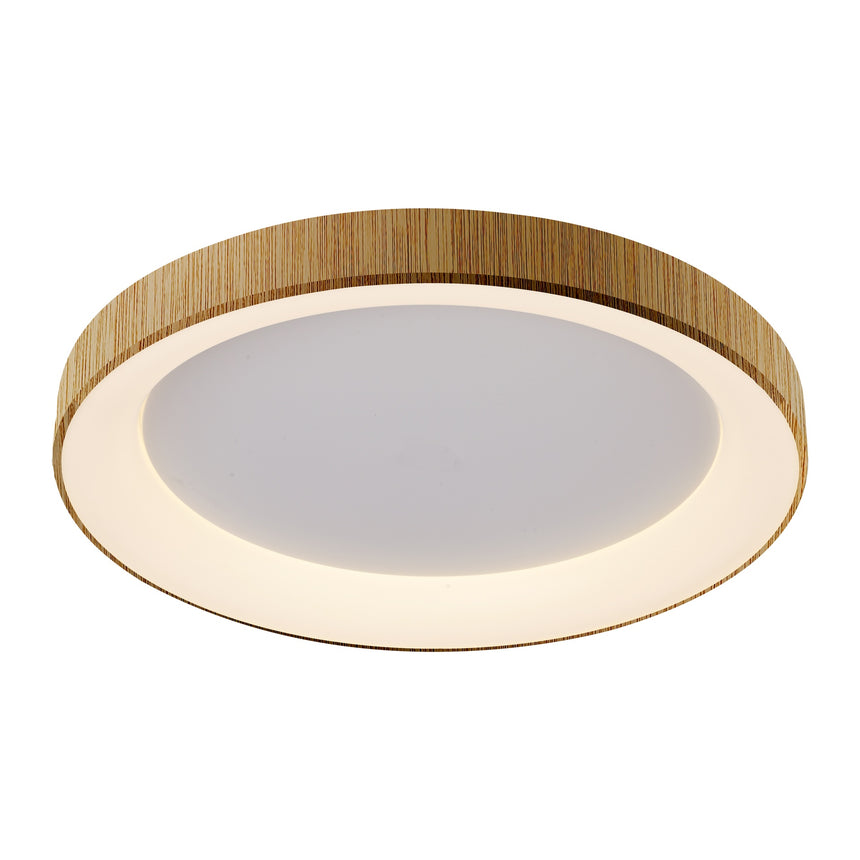 Mantra Niseko II Plafón LED regulable 2700K-5000K 90cm madera 8643