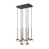 Mantra Tonic Lámpara de techo colgante 8 luces multicolor 7880