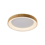 Mantra Niseko II Plafón LED 65cm regulable 2700K-5000K madera 8586