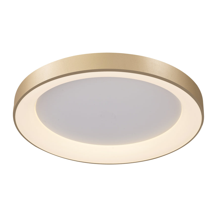 Mantra Niseko II Plafón LED 90cm regulable 2700K-5000K oro 8641