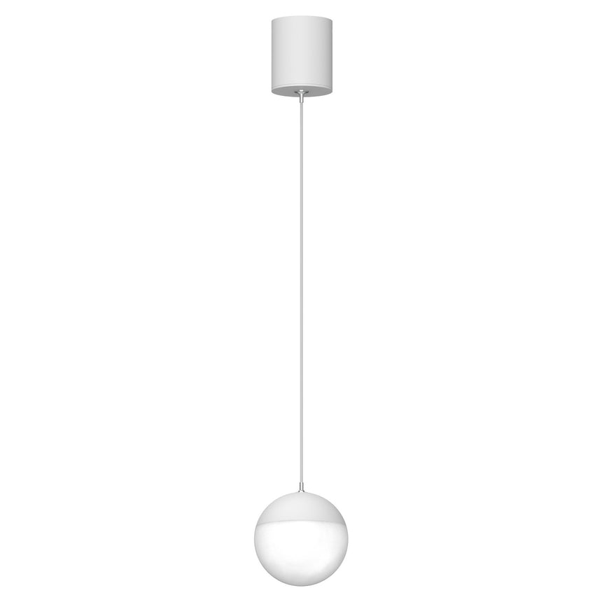 Lámpara de techo Mantra Kilda grande LED aluminio blanco 3000 IP20 Ø9,5cm