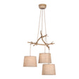 Mantra Sabina Lámpara de techo colgante imitación madera 6176