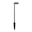 Baliza de exterior Mantra Nagano LED aluminio 3000 IP65 Ø12cm negro — ref. 8478 (1)