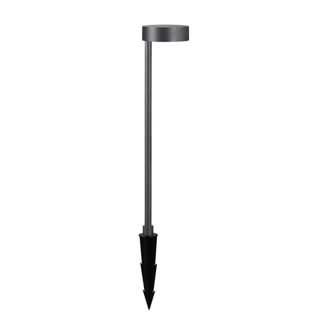 Baliza de exterior Mantra Nagano LED aluminio 3000 IP65 Ø12cm negro — ref. 8478 (1)