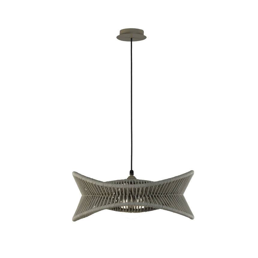 Mantra Polinesia Lámpara beige oscu Ø60cm 7130