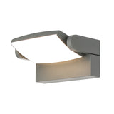 Aplique Mantra Hood LED aluminio gris oscuro 3000 IP65 8,6cm