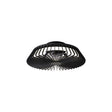 Mantra Himalaya Mini ventilador de techo con luz plafón LED 70W negra 8197