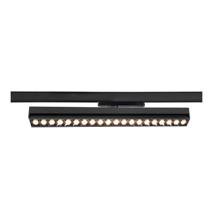 Luminaria Mantra Creta LED aluminio negro 4000 IP20 11cm